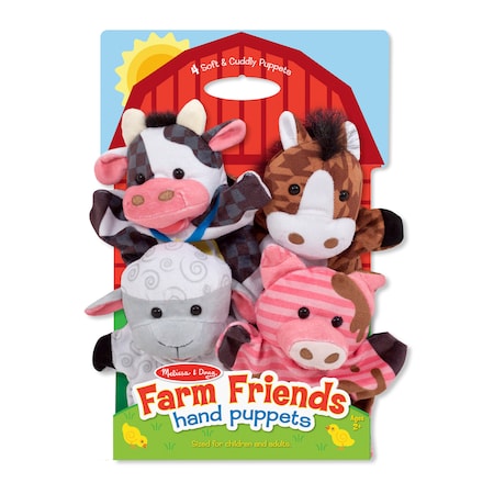 Melissa & Doug Farm Friends Hand Puppets 9080
